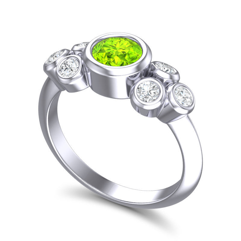 Peridot and Diamond