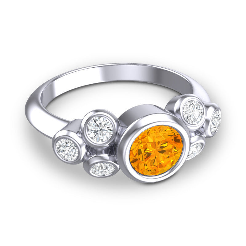 Citrine and Diamond