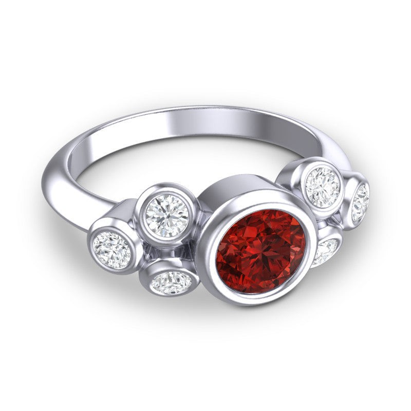 Garnet and Diamond