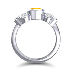 Citrine and Diamond