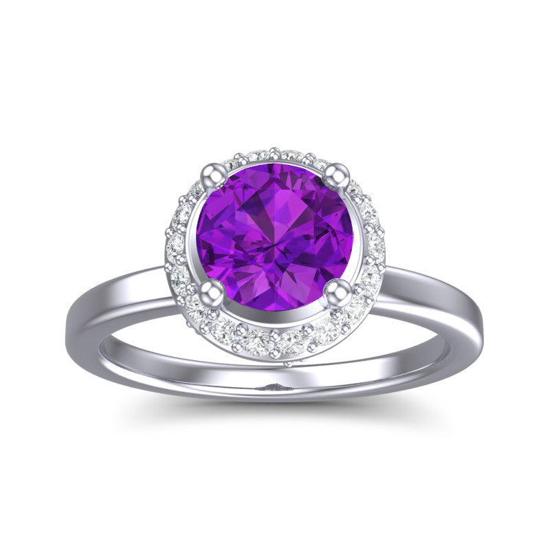 Amethyst and Diamond