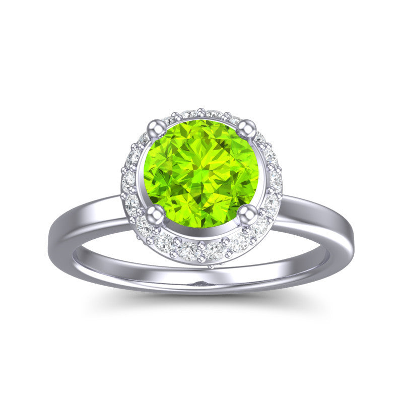 Peridot and Diamond