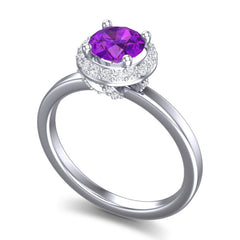 Amethyst and Diamond