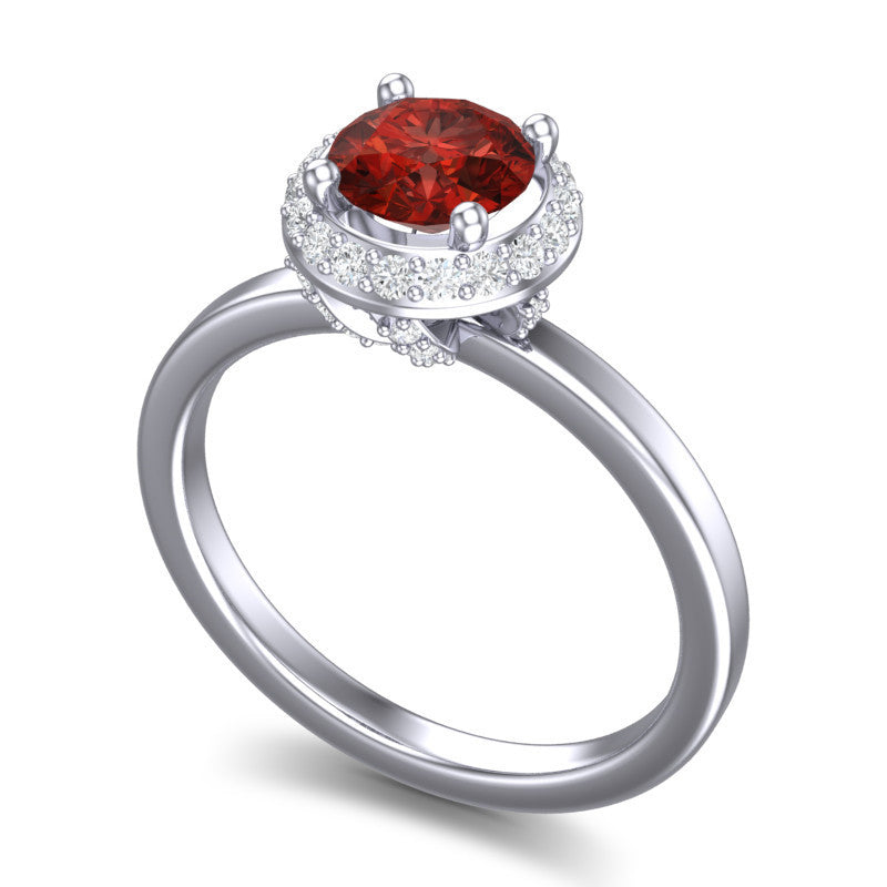 Garnet and Diamond
