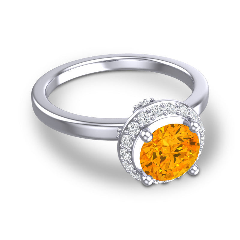 Citrine and Diamond