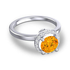 Citrine and Diamond