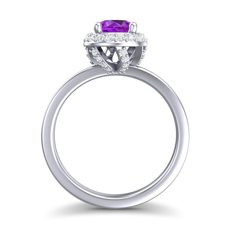 Amethyst and Diamond