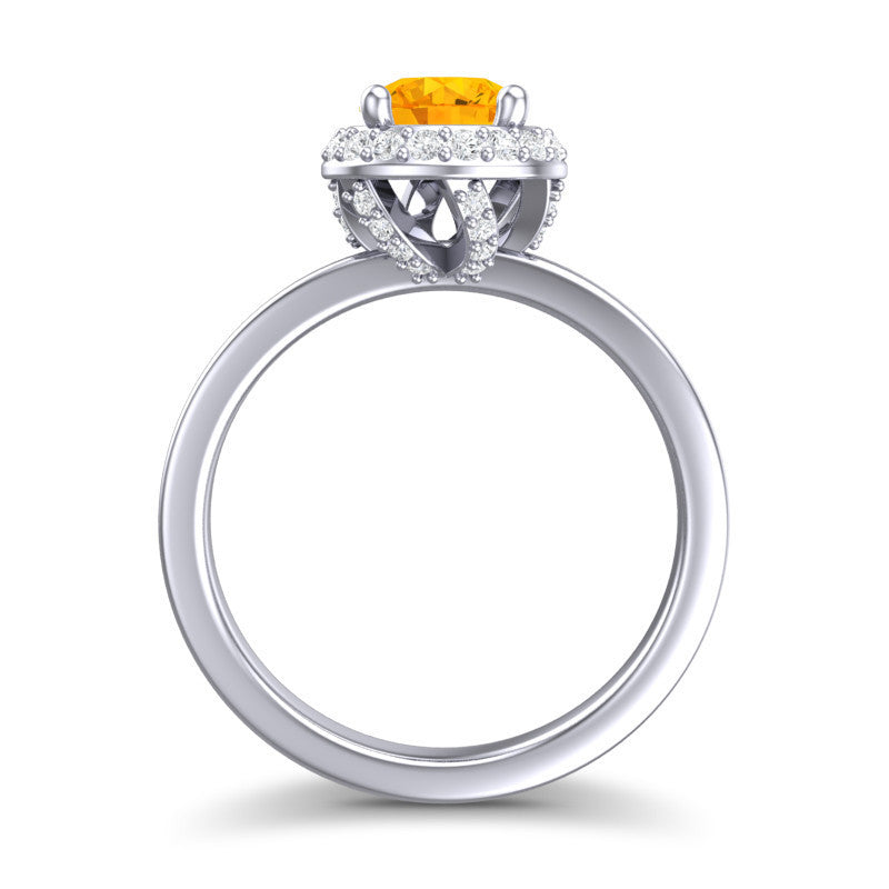 Citrine and Diamond