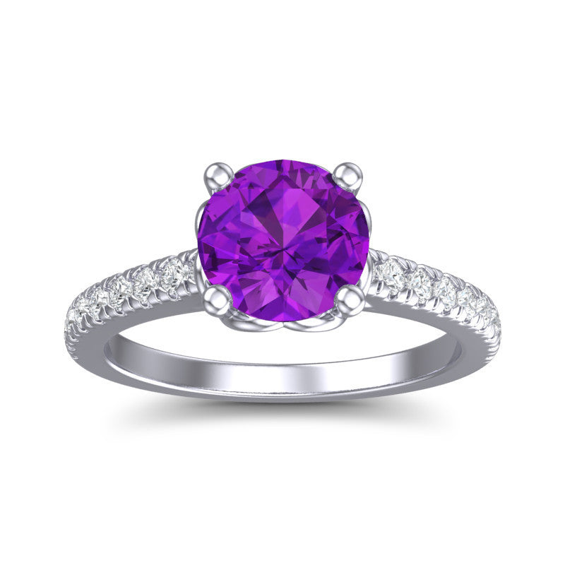 Amethyst and Diamond