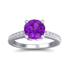 Amethyst and Diamond