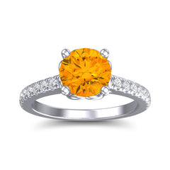 Citrine and Diamond