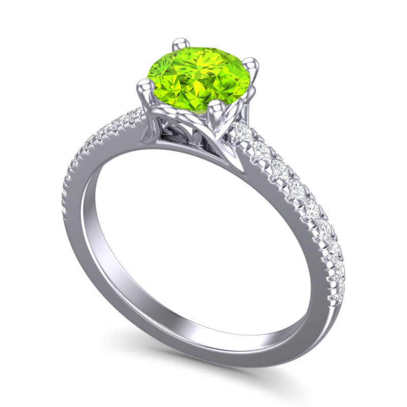 Peridot and Diamond