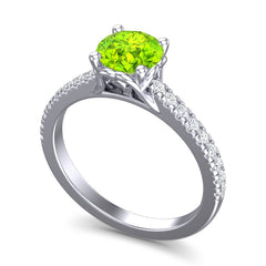 Peridot and Diamond