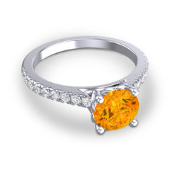 Citrine and Diamond