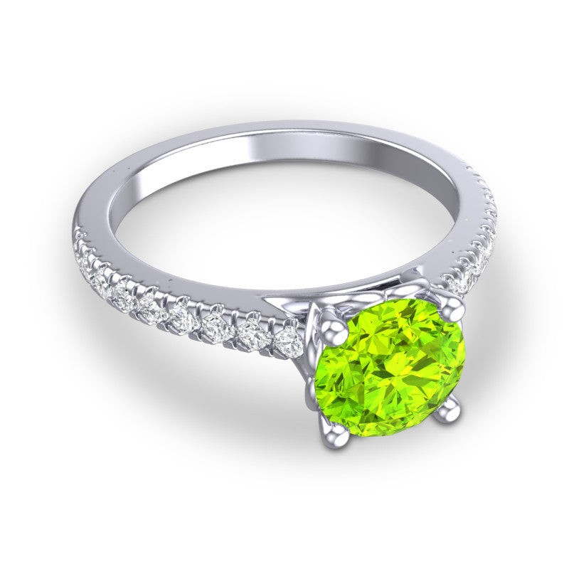 Peridot and Diamond