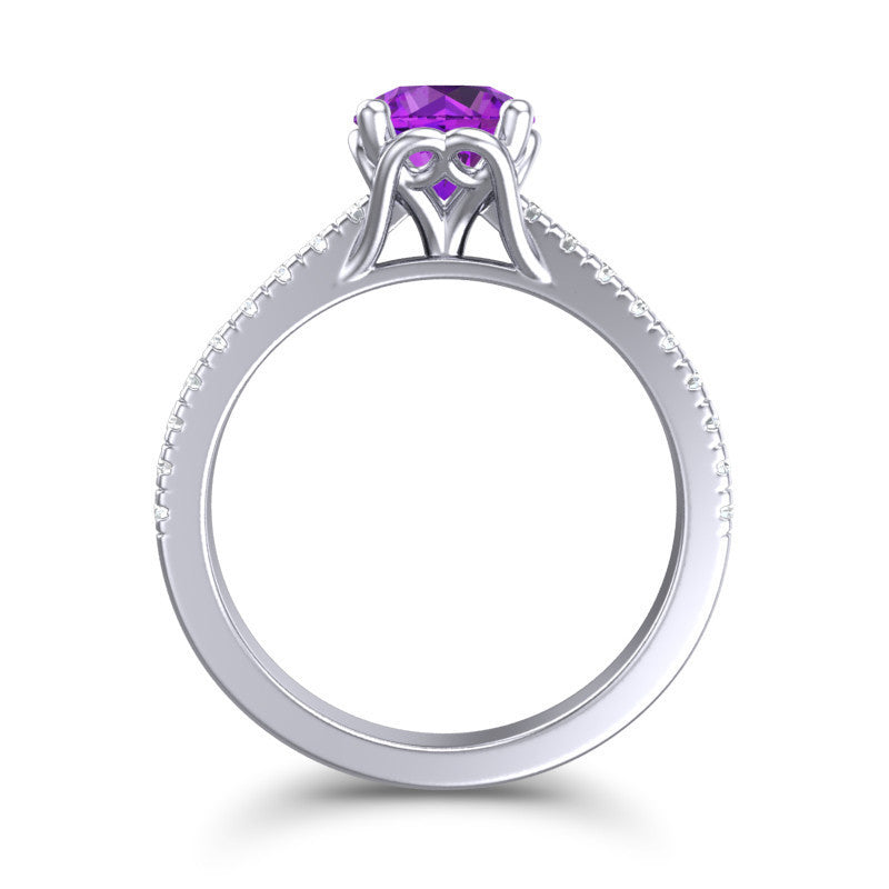 Amethyst and Diamond