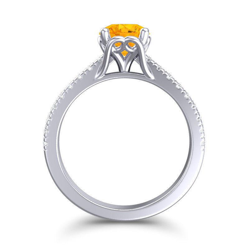 Citrine and Diamond