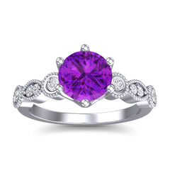 Amethyst and Diamond