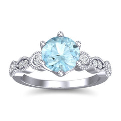 Aquamarine and Diamond