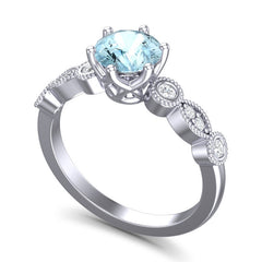 Aquamarine and Diamond