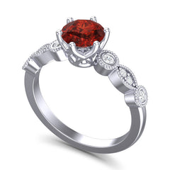 Garnet and Diamond