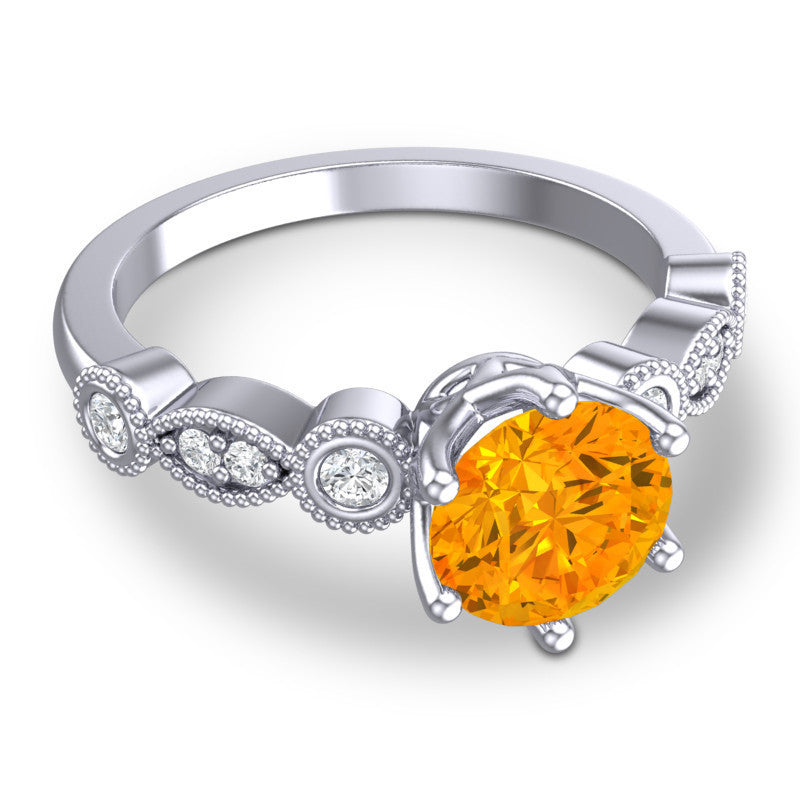 Citrine and Diamond