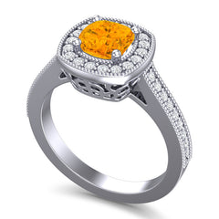 Citrine and Diamond