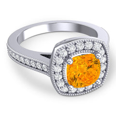 Citrine and Diamond
