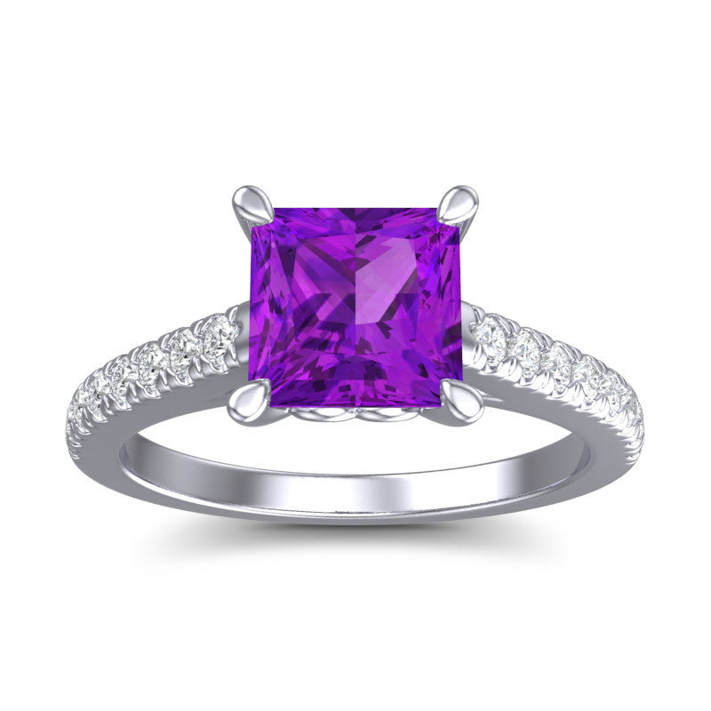 Amethyst and Diamond