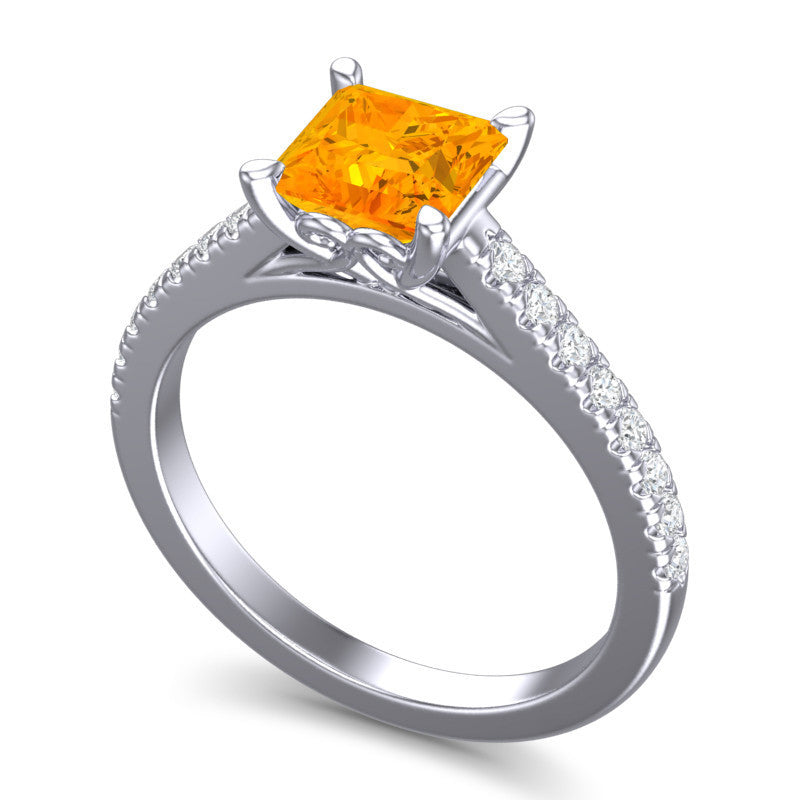Citrine and Diamond
