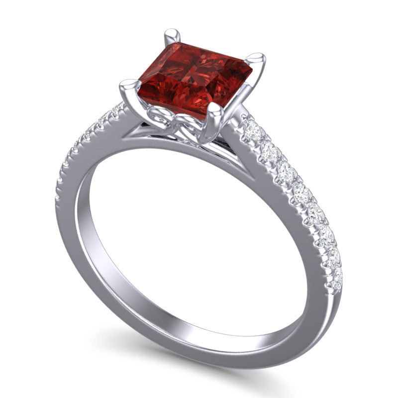 Garnet and Diamond