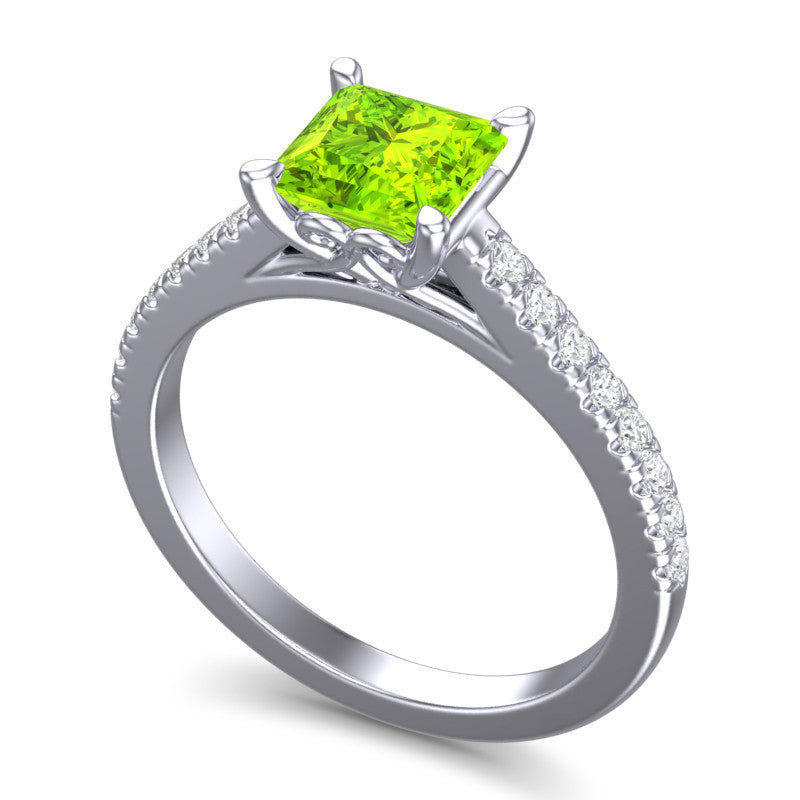 Peridot and Diamond
