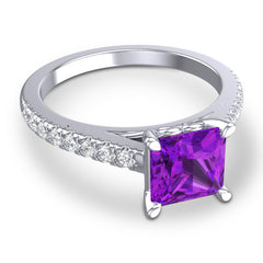 Amethyst and Diamond