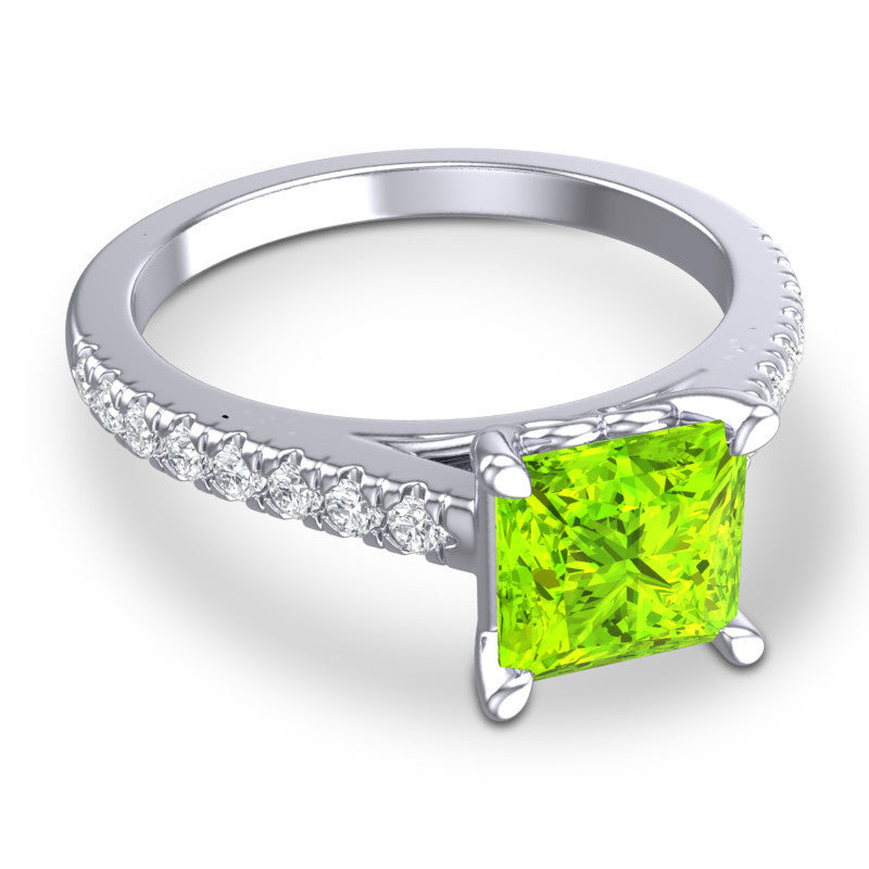 Peridot and Diamond