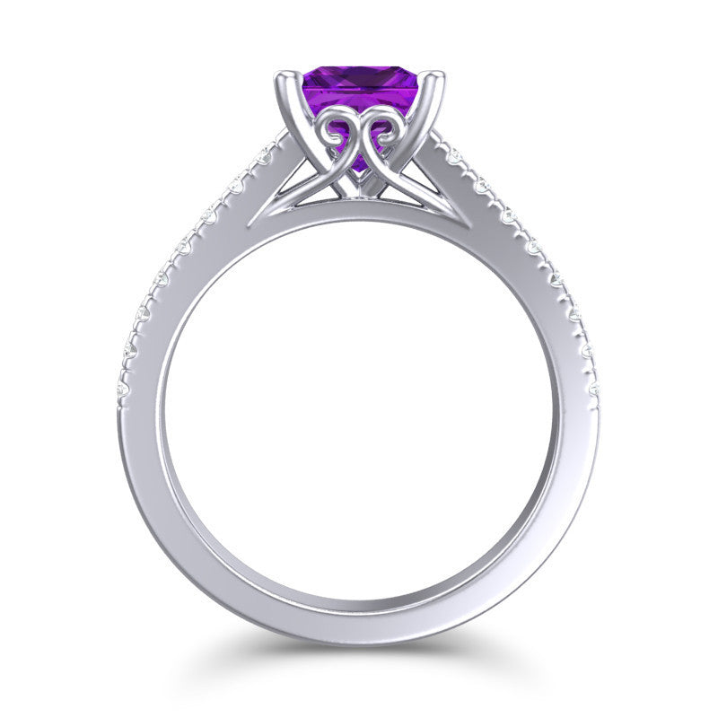 Amethyst and Diamond