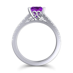Amethyst and Diamond