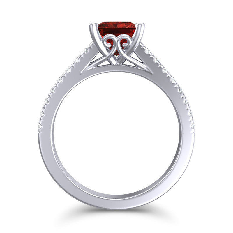 Garnet and Diamond