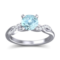Aquamarine and Diamond