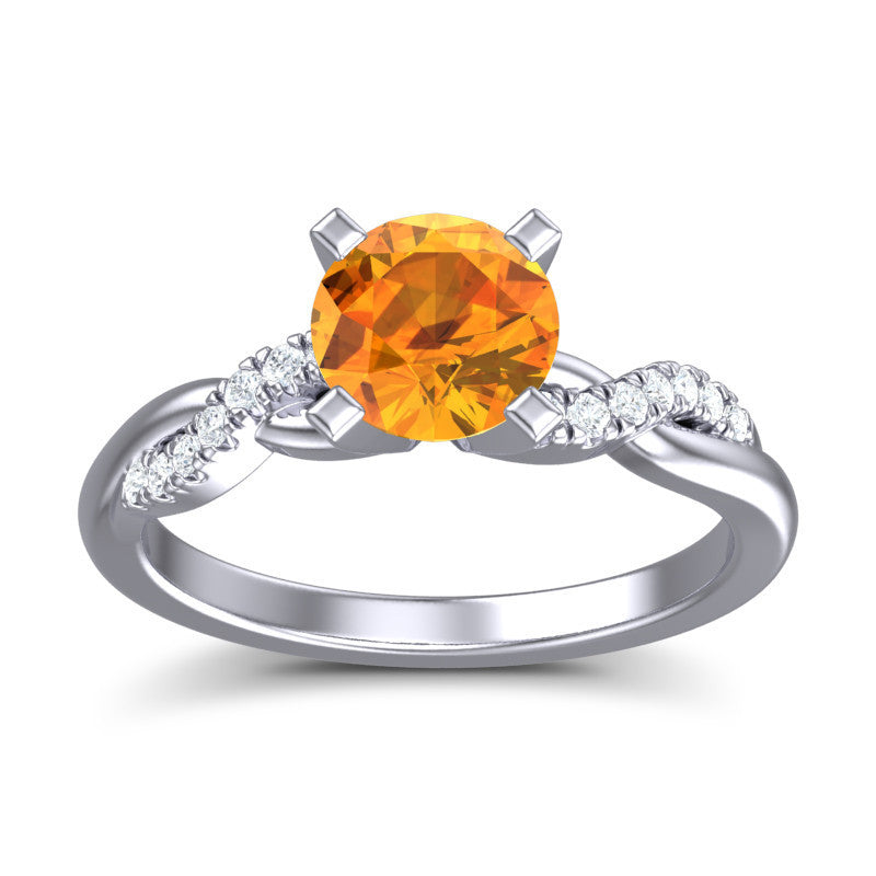 Citrine and Diamond