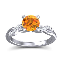 Citrine and Diamond