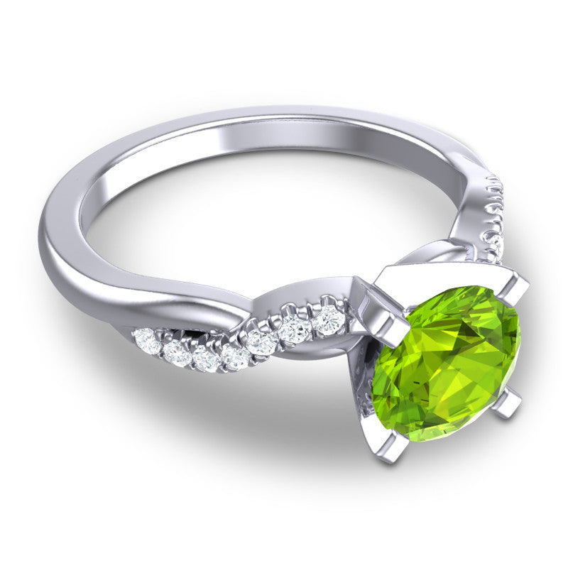 Peridot and Diamond