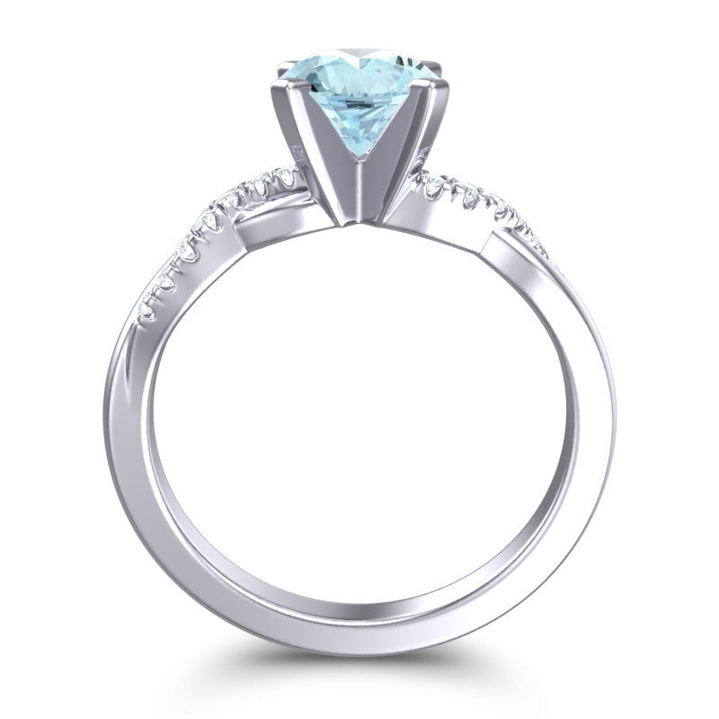 Aquamarine and Diamond