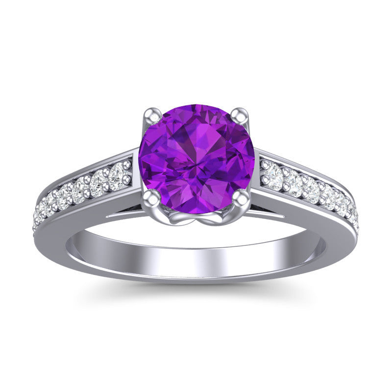 Amethyst and Diamond