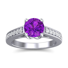 Amethyst and Diamond