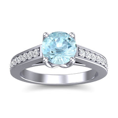 Aquamarine and Diamond