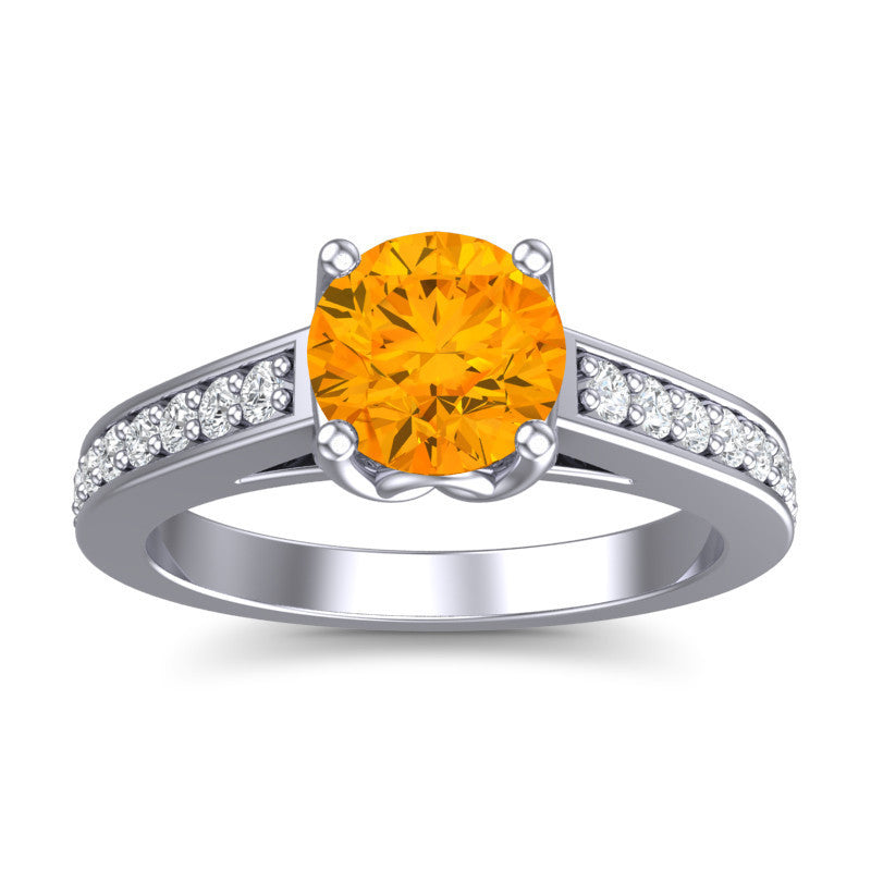 Citrine and Diamond