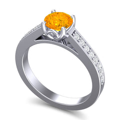 Citrine and Diamond