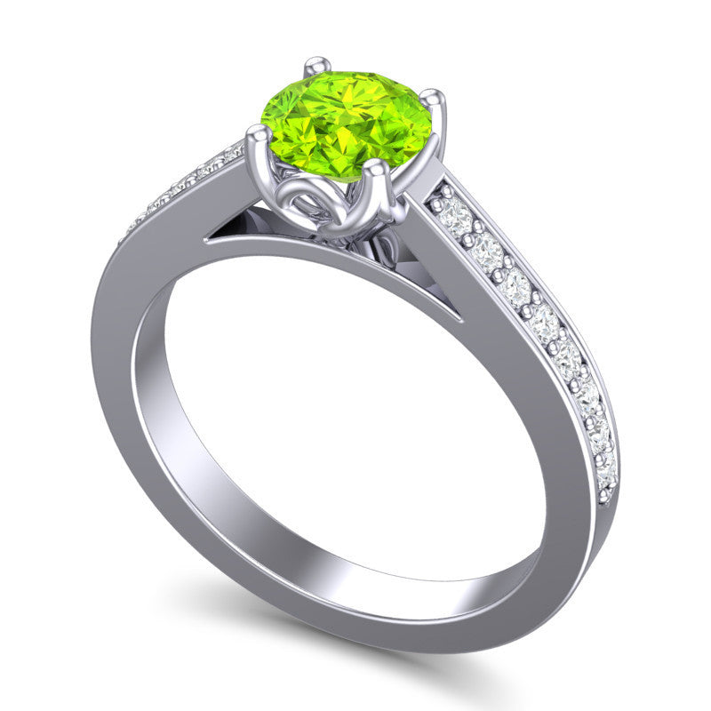 Peridot and Diamond