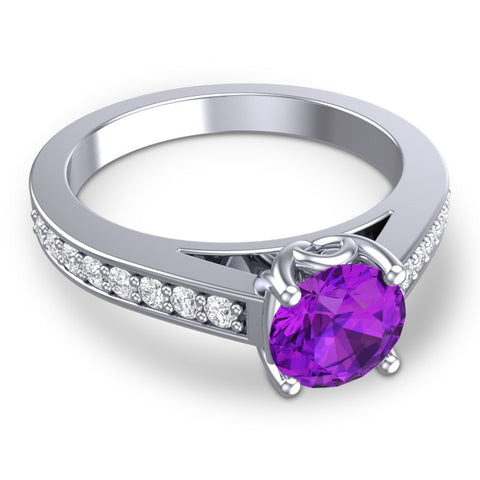 Amethyst and Diamond
