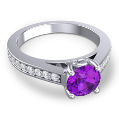 Amethyst and Diamond